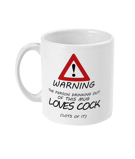 Drole De Blague Avertissement La Personne Qui Boit De La Tasse Etsy