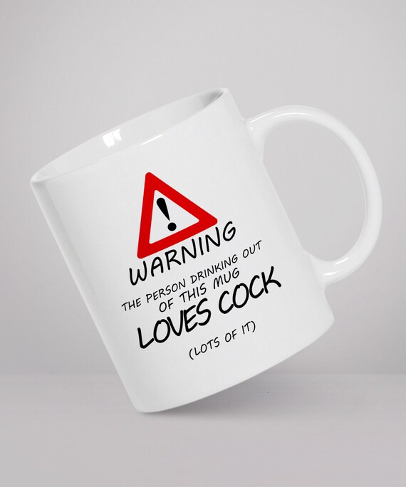 Drole De Blague Avertissement La Personne Qui Boit De La Tasse Etsy