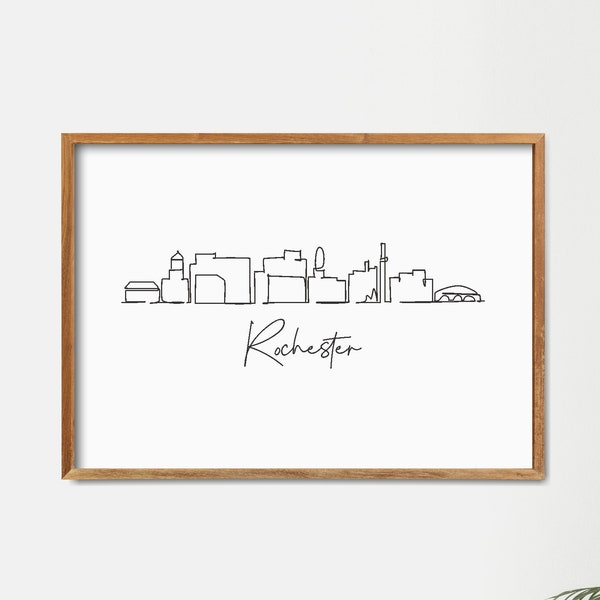 Rochester Poster Etsy