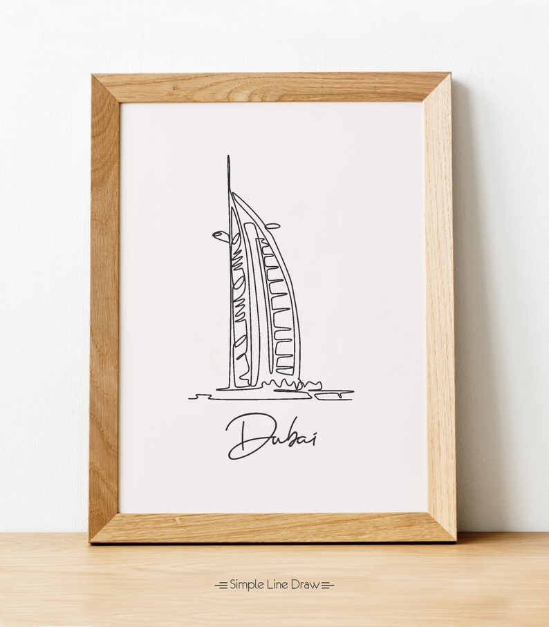 Burj Al Arab Dubai Poster Dubai Wall Art Dubai Print Art Etsy