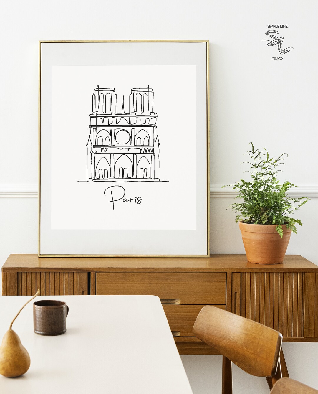 Notre Dame Print, Paris Notre Dame Wall Decor, Notre Dame Wall Art ...