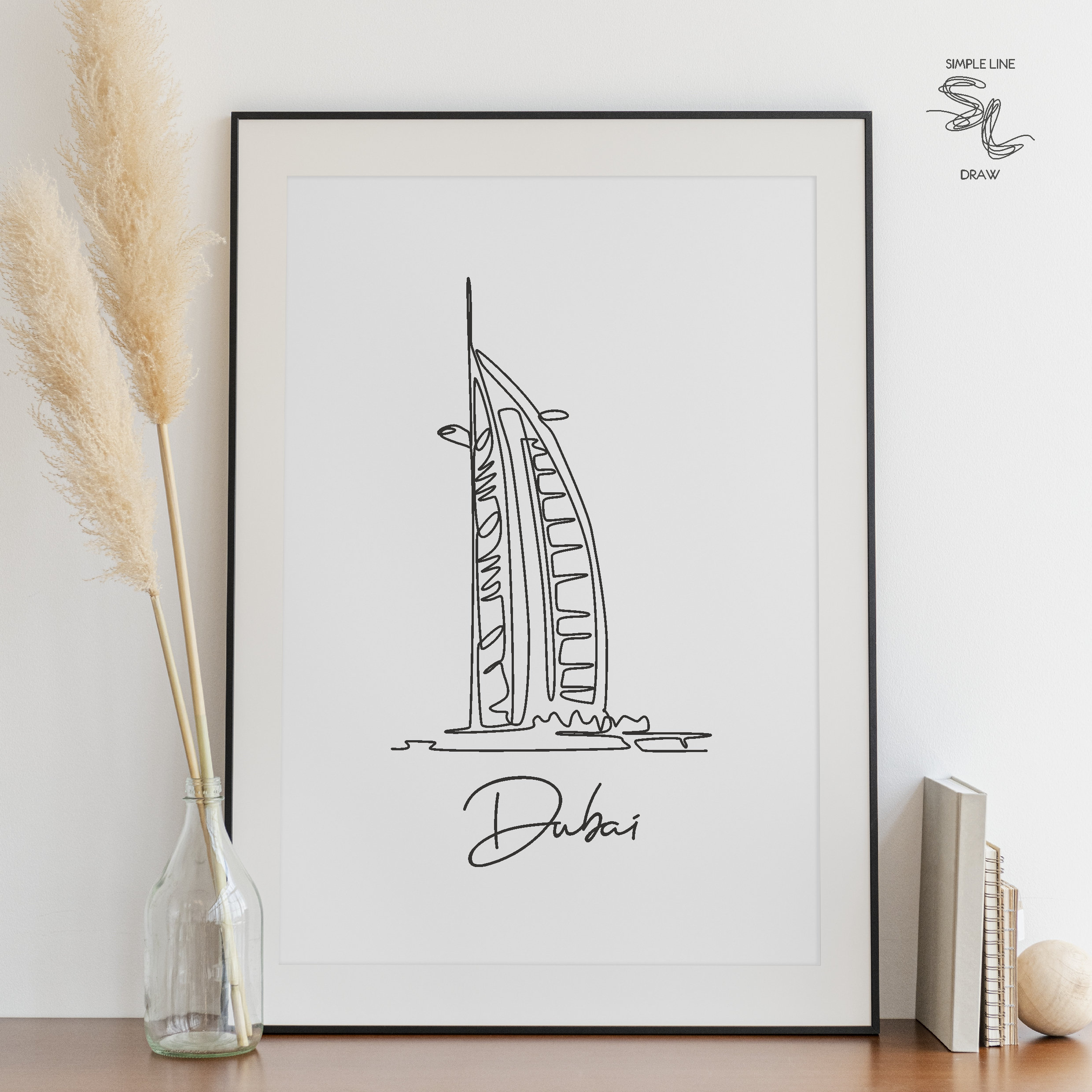 Burj Al Arab Dubai Poster Dubai Wall Art Dubai Print Art Etsy