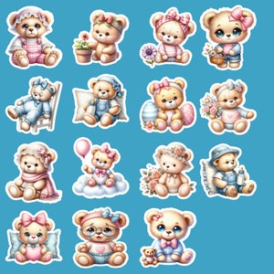 Teddy Bear Stickers