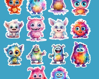 Monster Mystery Pack Stickers
