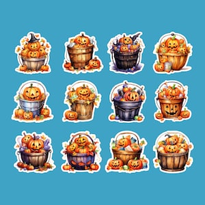 Pumpkin Halloween Stickers