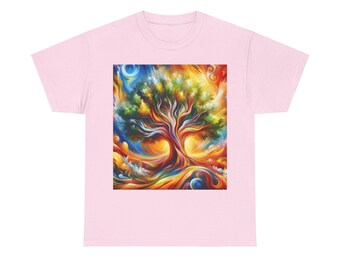 Tree-Unisex Heavy Cotton Tee