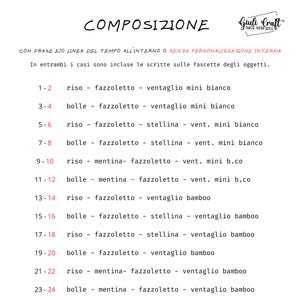 Wedding Pochette personalizzate / Wedding Bag / Kit Matrimonio / Cortesie per gli invitati / Componibile afbeelding 6