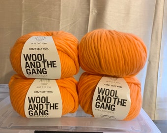 Wool and the gang,crazy sexy yarn,wool,yarn,chunky wool,peruvian wool