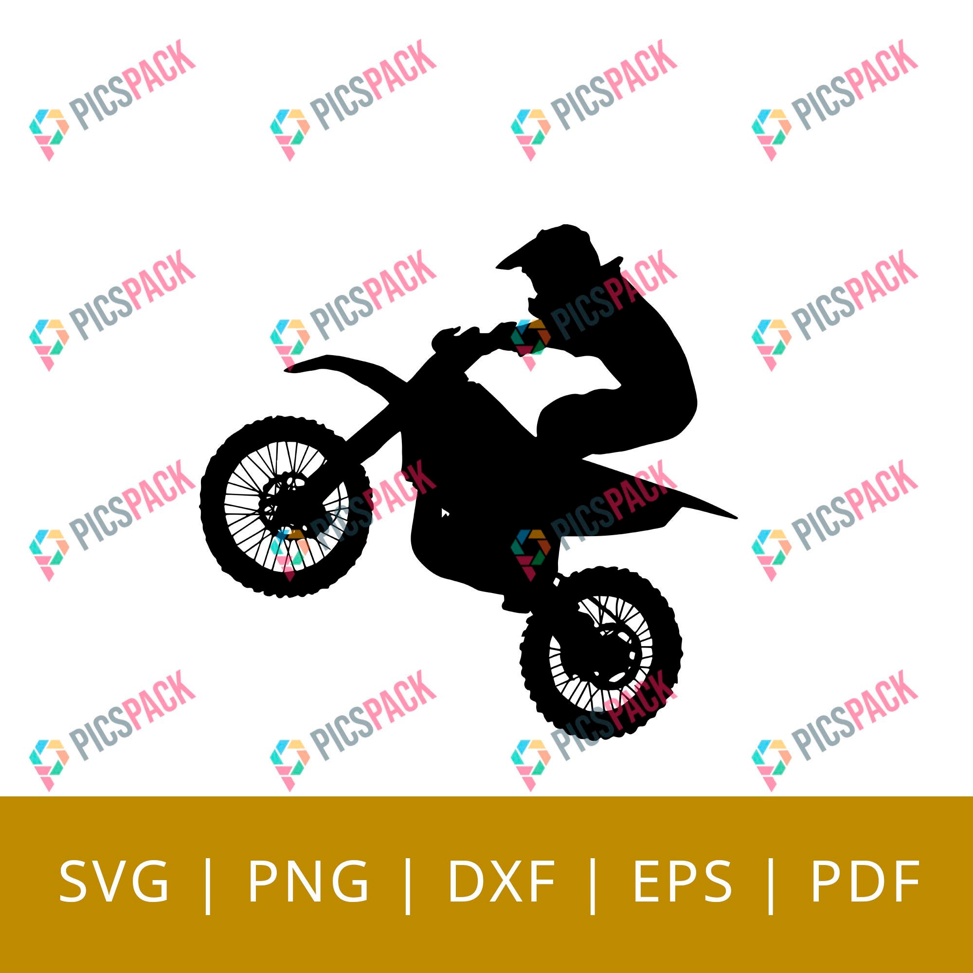 Motocross Printable Svg Png Pdf Dxf Eps - Etsy