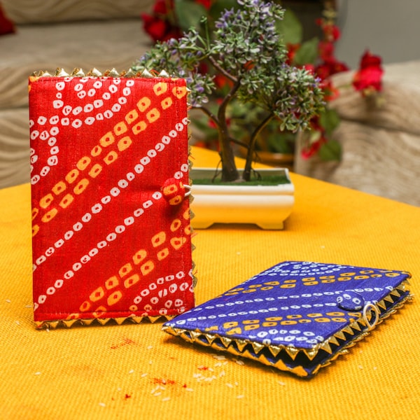 Indian printed fabric covered passport holders | Mothers day gifts | Desi moms return gifting favors for weddings and pooja|