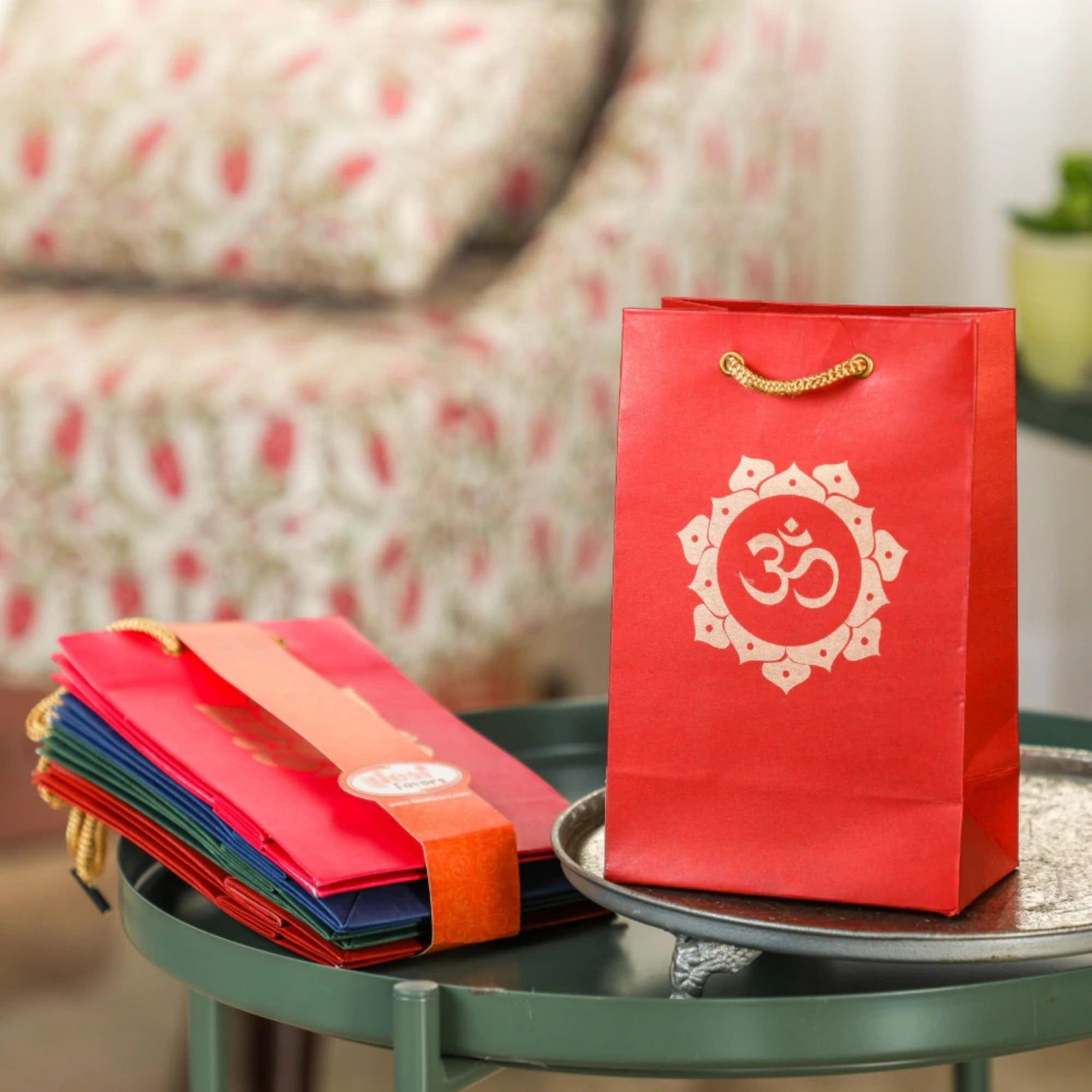 8packganesha Paper Bags Indian Wedding Return Gift Bags Etsy