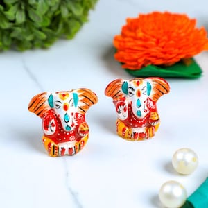 Ídolos pequeños de Ganesha, estatuas indias de Ganesha para regalar, regalos de Diwali, regalos de Dussehra, recuerdos de puja, regalos de inauguración de la casa, regalos de boda al por mayor