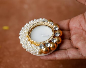 Diwali Diya, Tealight Holder, Metal Candle Holder, Diya Holder, Diwali gift, Diwali Decoration, Pooja Return gift, Diwali Favors,indian diya