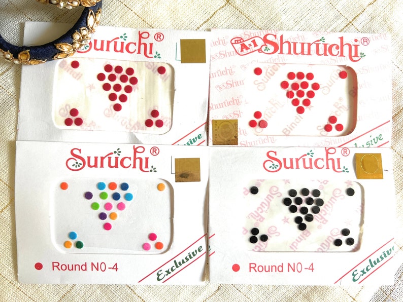Bindi for Traditional Functions | Colorful Bindi Stickers | Non-harmful ...