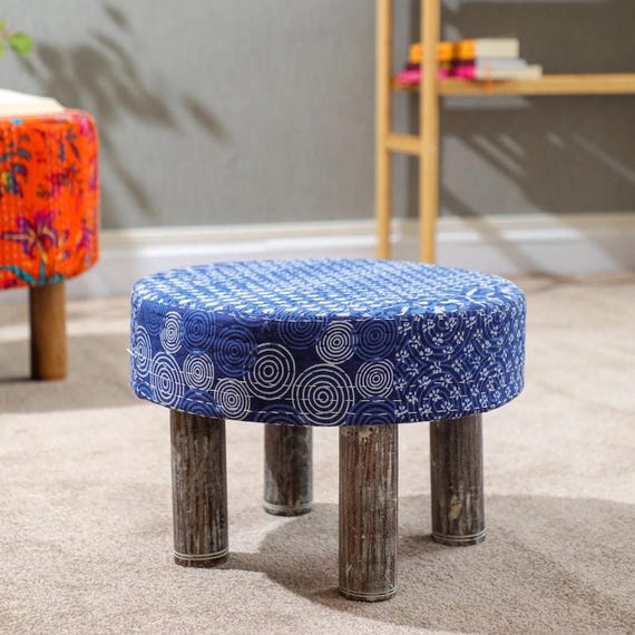 Indian Furniture, Indian Bench, Kantha Bench, Entryway Bench