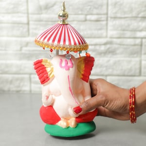 DIY Ganesha, Ganesha idol, Ganesha Statue, Make Your Own Hand Painted Eco Friendly Ganesh for Ganesh Chaturthi Celebrations, Ganpati Craft