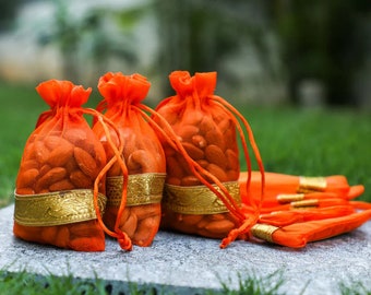 Potlis Taschen, indische Rückkehr Geschenk Tasche, Potli Hochzeit Gastgeschenk, Pooja Rückkehr Geschenk Tasche, Potli Gastgeschenke, Nikah Gastgeschenke, Hochzeit Rückkehr Geschenke, Eid Geschenk