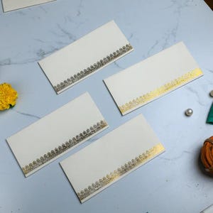 マネー封筒（10枚入り）、シャグン封筒、インドのギフト封筒、ディワリ封筒、ウェディング封筒、現金封筒、インドの結婚式