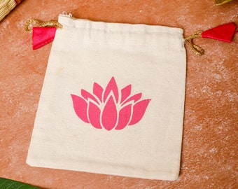 Traditionelle Potli-Taschen, Potli-Beutel, indische Geschenke, indische Hochzeitsgeschenke, indische Rückgabegeschenktaschen, Potli-Taschen für Rückgabegeschenke, indisches Potli