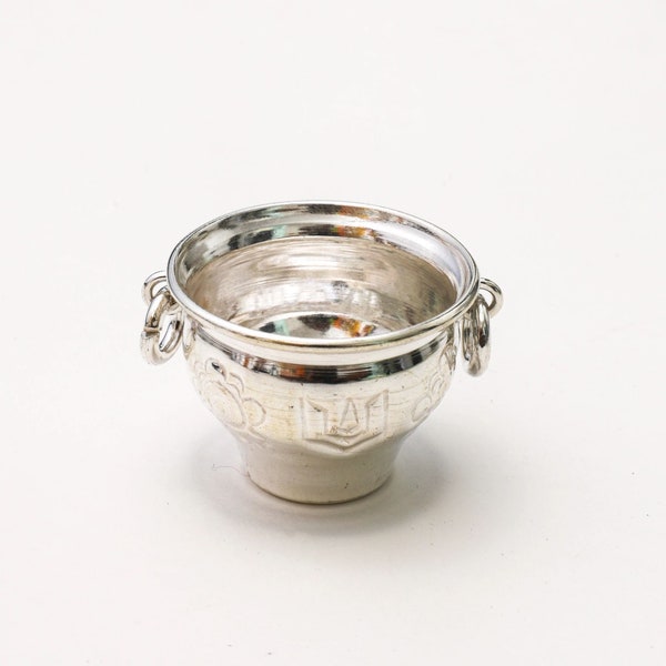 17 gms Pure Silver gangalam, Small pooja gangalam, Bowl for pooja, Religious silver puja item, Pooja return gifts, Silver Gift Articles