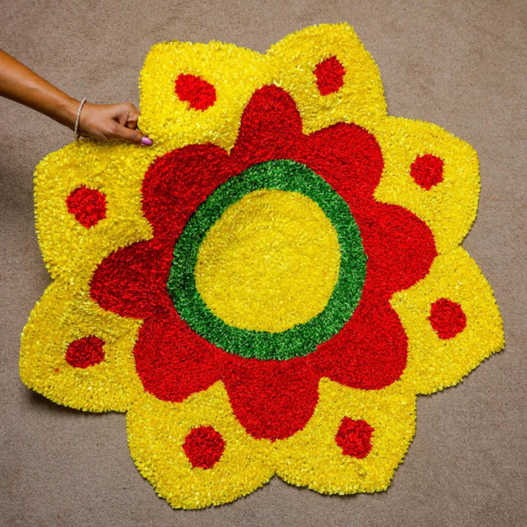 Medium Rangoli Rangoli Mat, Diwali Rangoli, Rangoli Set, Rangoli Decoration, Indian ...