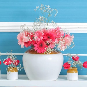 DesiFavors Traditional Indian Pickle Jar, Indian Achaar barni, Ceramic Big Pickle Jars, Handmade pottery containers, indian kitchen decor