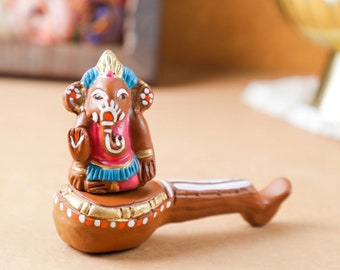 Ganesha Statues for Indian Return Gift, Terracotta Ganesh Idol, Diwali Gifts, Return gift for pooja, Indian Housewarming Wedding return gift