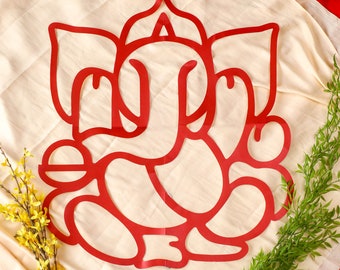 Ganesha cutout for pooja backdrop decoration, Ganesha backdrop, Ganesha decor, Ganesha Centerpiece Cutout, ganesh Chaturthi Decoration