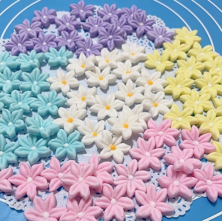 Fondant Flower Cake Topper/ Daisy Cake Topper/blossom Cake Etsy