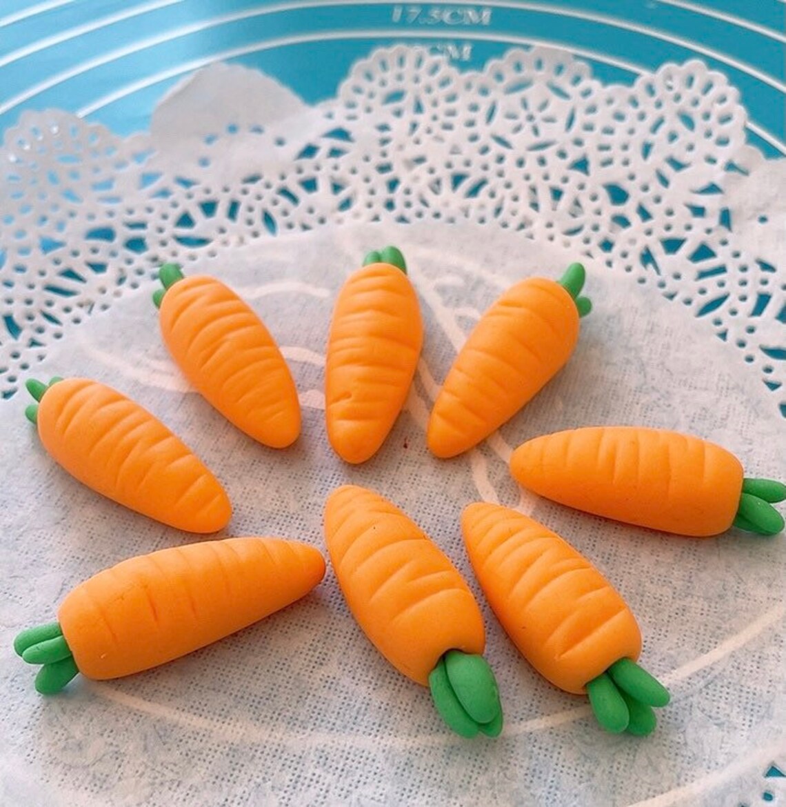 Fondant Carrots Cake Topper/ Farm Cake Topper/ Vegetable Cake Etsy