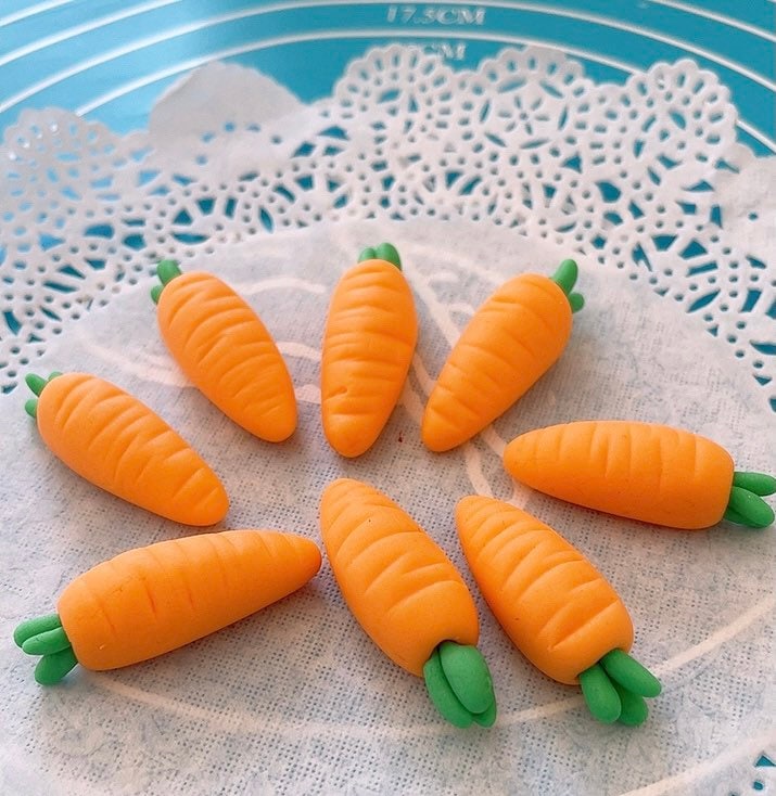 Fondant carrots cake topper/ farm cake topper/ vegetable cake Etsy