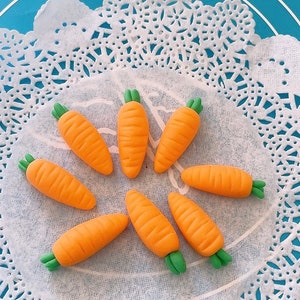 Fondant carrots cake topper/ farm cake topper/ vegetable cake topper/ carrots fondant cake cupcakes decoration
