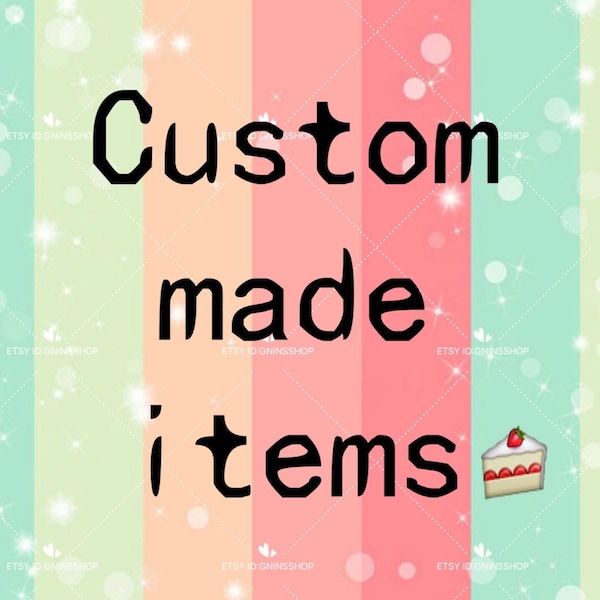 Custom made/order fondant topper,please contact me with your requirements first, place your order with the right amount after I quote