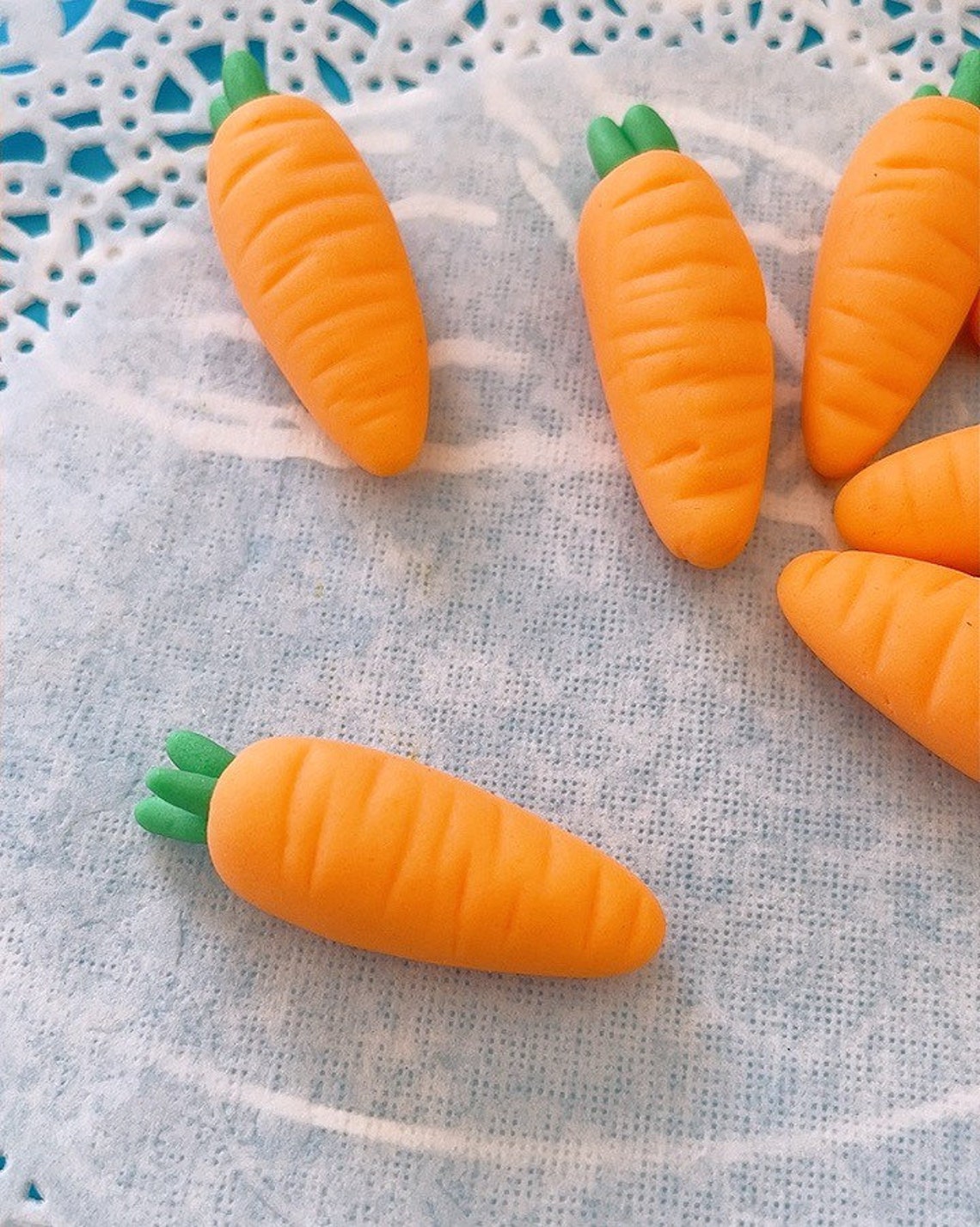 Fondant Carrots Cake Topper/ Farm Cake Topper/ Vegetable Cake Etsy