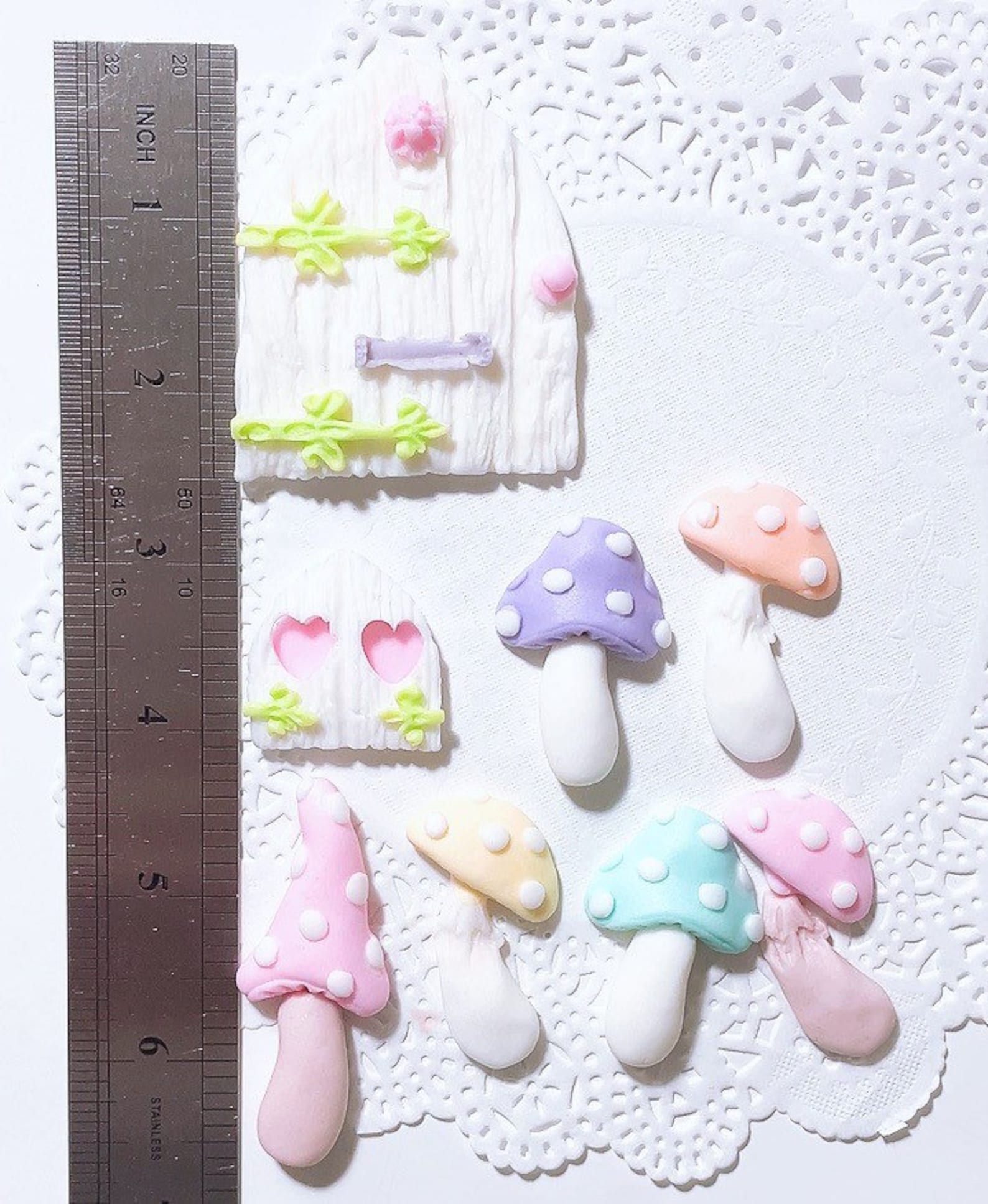 Fairy Door Cake Topperfondant Fairy Garden Cake Etsy