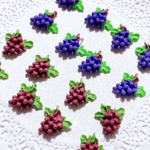 Grapes Fruit cake topper/ fondant grapes cupcakes topper/ grapes cake decoration/ fruit birthday decoration