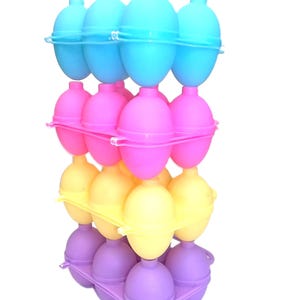 Vintage Jell-O (Jello) SMOOTH Jiggler Egg Molds, Jello Eggs - Your Choice Of Colors - FREE SHIPPING!