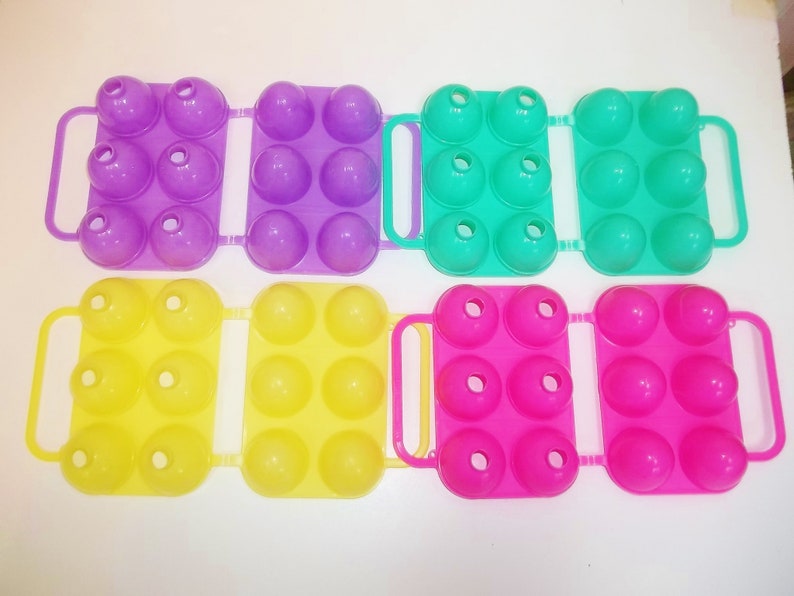 Jell-O Jello Jiggler Egg Molds, Jello Eggs All Are ETCHED Pink, Yellow, Green Or Purple FREE SHIPPING image 4