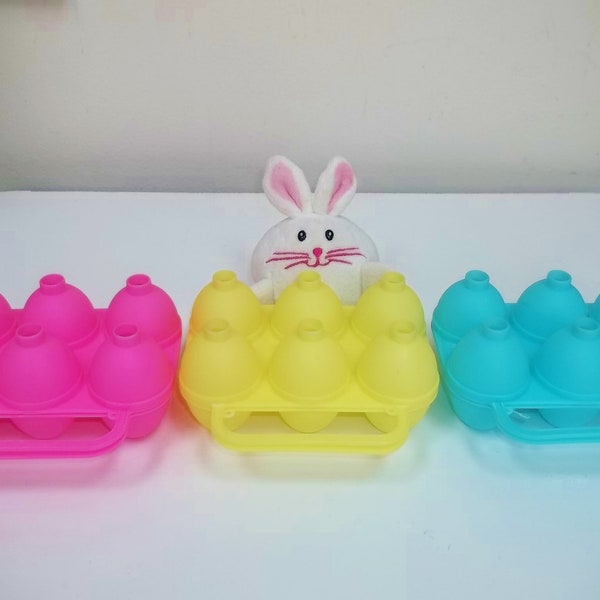 Jell-0 (Jello) Jiggler Egg Molds,  Jello Jiggler Molds, Jello Eggs, Pink, Yellow Or Aqua  - SMOOTH Inside - Your Choice - FREE SHIPPING!