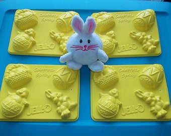 2 Jello Jiggler Molds - 2 Celebrate Spring - FREE SHIPPING - L@@K!