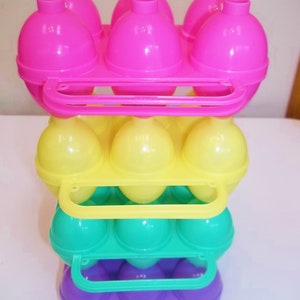 Jell-O Jello Jiggler Egg Molds, Jello Eggs All Are ETCHED Pink, Yellow, Green Or Purple FREE SHIPPING image 5