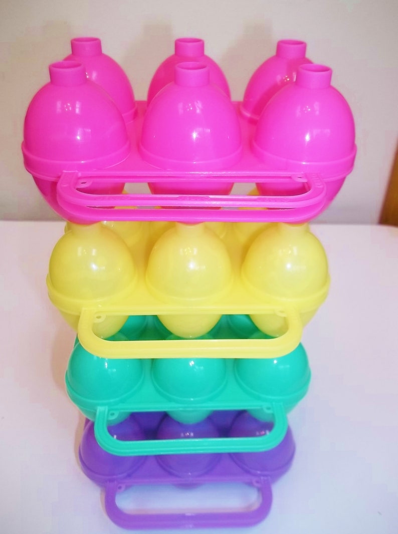 Jell-O Jello Jiggler Egg Molds, Jello Eggs All Are ETCHED Pink, Yellow, Green Or Purple FREE SHIPPING image 5