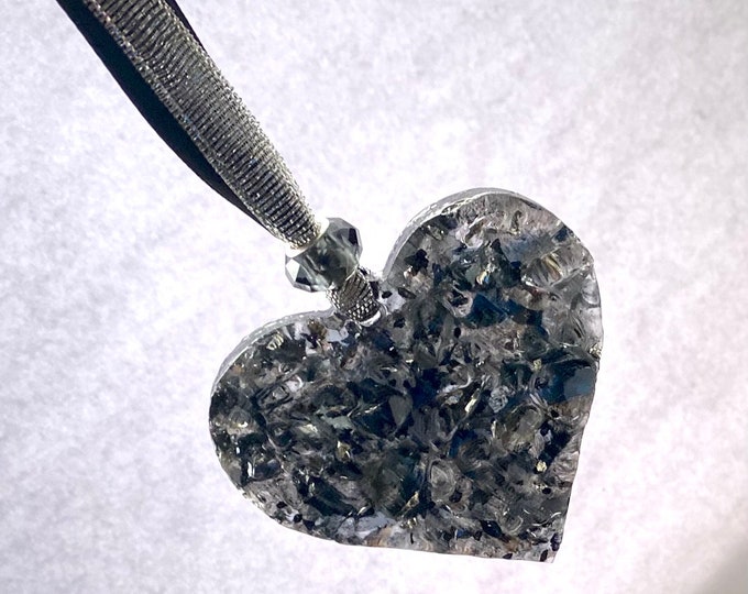 Fifty One Shades of Gray Perfectly Imperfect Heart Ornament