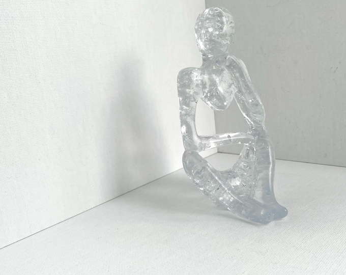Invisible Dreamer - Recycled Glass Art Figure