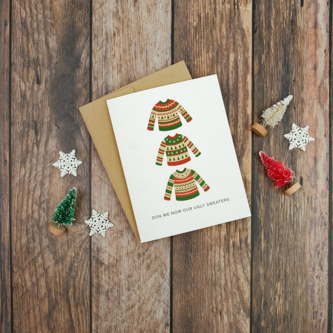 Ugly Sweater Christmas Card 