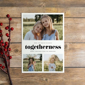 So Much Togetherness 2020 Digital Holiday Card | Photo Christmas E-Card | Printable, 5x7 Digital Download