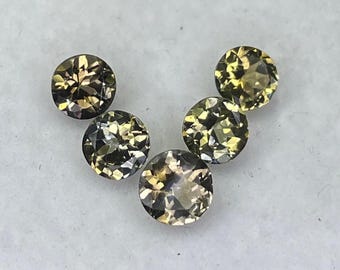 4.50MM,faceted natural unheated tanzanite round cut.tanzanite round lot.