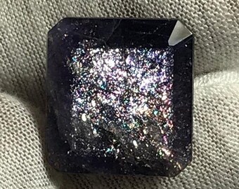 14.20CTS. BIG SIZE BLOODSHOT Iolith Oktagon.17.20*16*6.90MM.