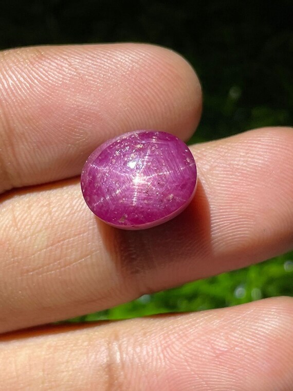 Burmese natural no heat ruby star cabochon,13.30x11MM,15.20cts.