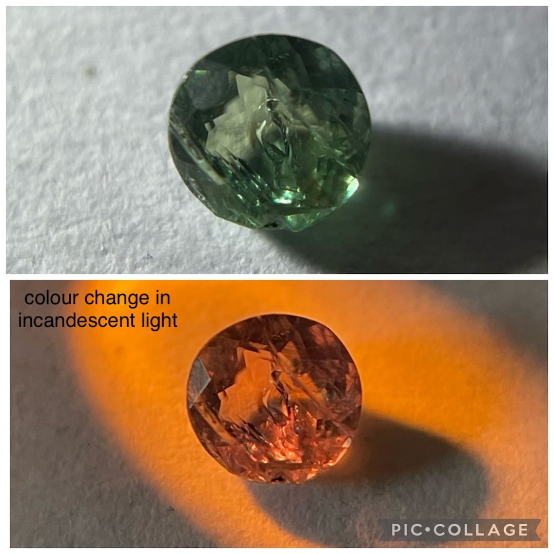 3mm,beautiful Natural Colour Change Alexandrite Round Top Grade Goods